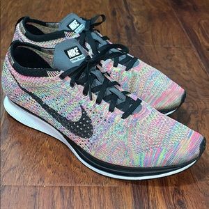 Nike flyknit racer multicolor